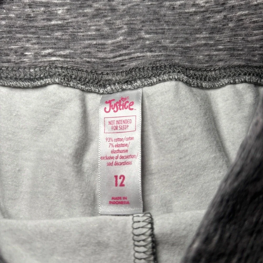 Justice Cat & Jack Girls Gray Space Dye Leggings Bundle Size 12 L 12/14